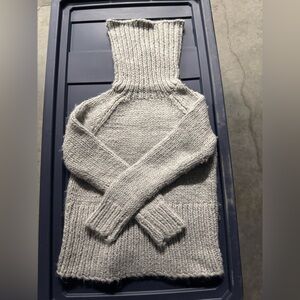 NWT MADEWELL GREY KNIT SWEATER